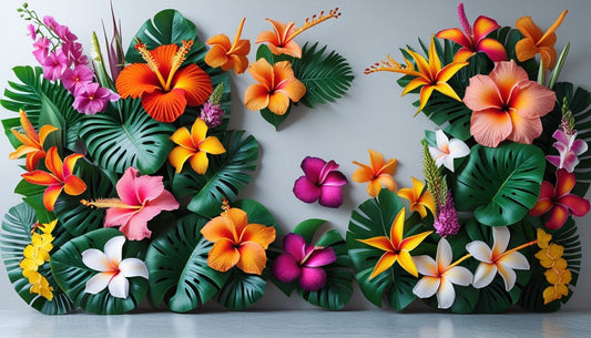Tropical Flower Wall Art