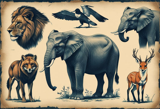 Vintage Animal Poster Prints: Captivating Wall Art for Nature Lovers
