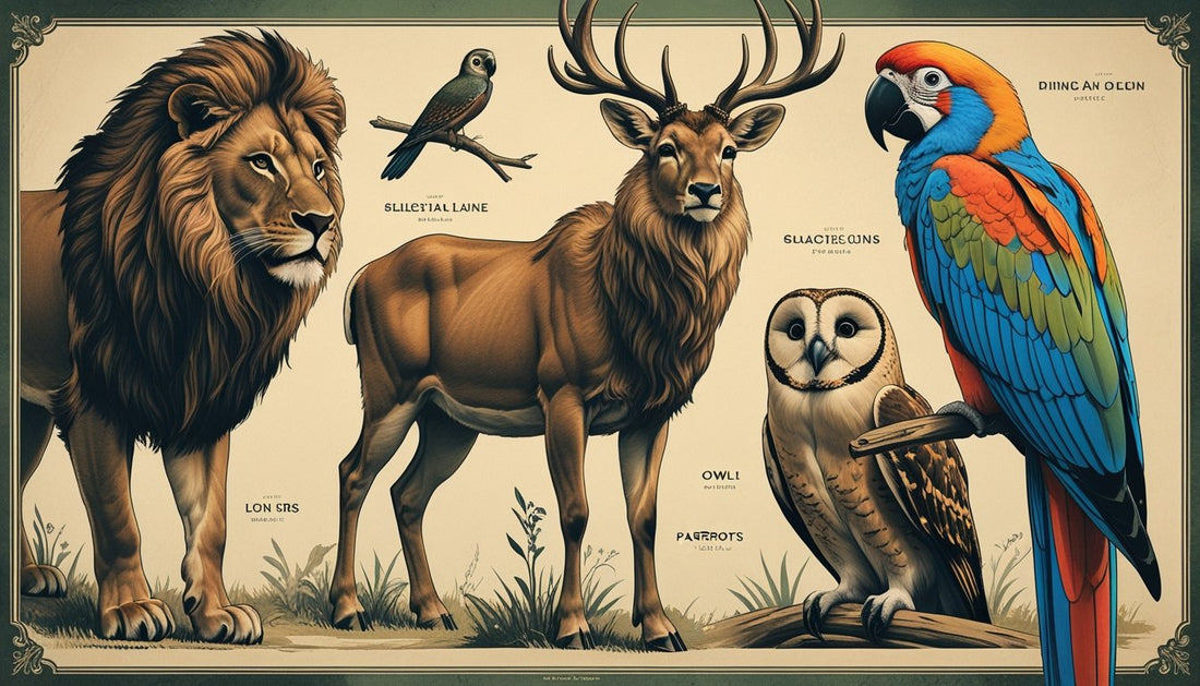 Vintage Animal Poster Prints: Timeless Wildlife Art for Home and Office