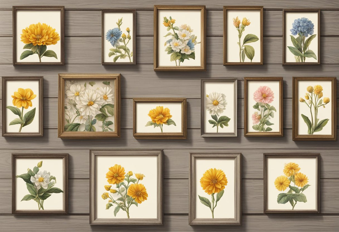 Vintage Flower Wall Art: Transform Your Space with Timeless Floral Designs