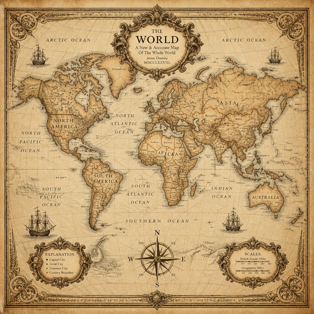 Vintage Map Wall Art for Stylish, Meaningful Spaces