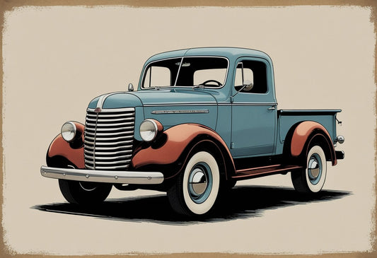 Vintage Truck Wall Art: Timeless Rustic Decor Ideas for Home and Garage